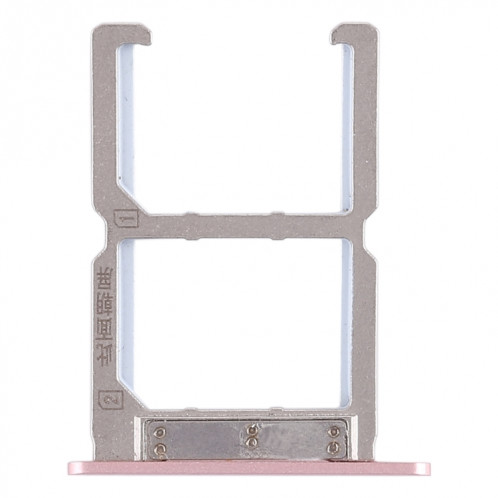 Pour Vivo X6S 2 x plateau de carte SIM (or rose) SH61RG1036-05