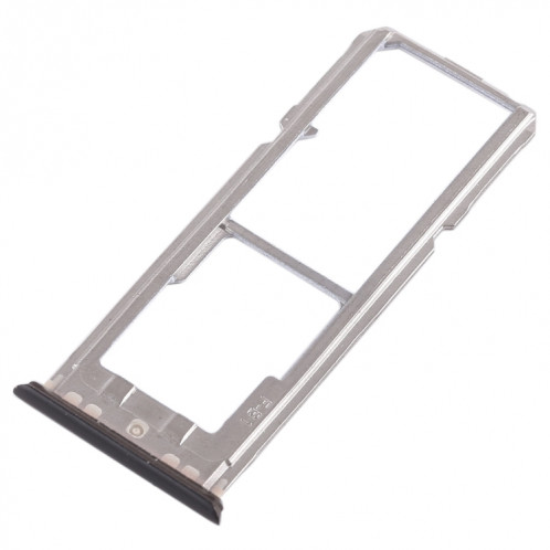 Pour OPPO A79 2 x plateau de carte SIM + plateau de carte Micro SD (noir) SH462B0-05