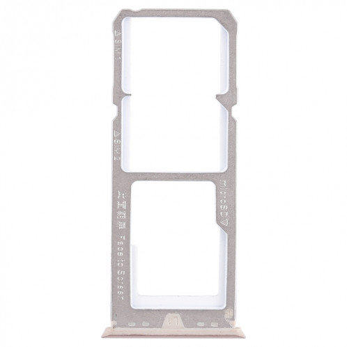 Pour OPPO A79 2 x plateau de carte SIM + plateau de carte Micro SD (or) SH462J1543-05