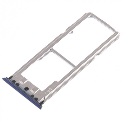 Pour OPPO A79 2 x plateau de carte SIM + plateau de carte Micro SD (bleu) SH462L1378-05