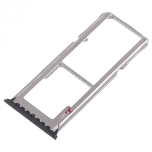 Pour OPPO A83 2 x plateau de carte SIM + plateau de carte Micro SD (noir) SH464B190-05