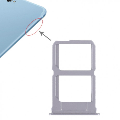 Pour Vivo X9i 2 x plateau de carte SIM (gris) SH465H291-05