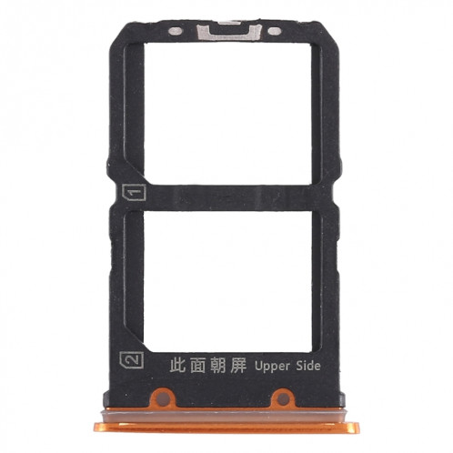 Pour Vivo X23 2 x plateau de carte SIM (orange) SH467E395-05
