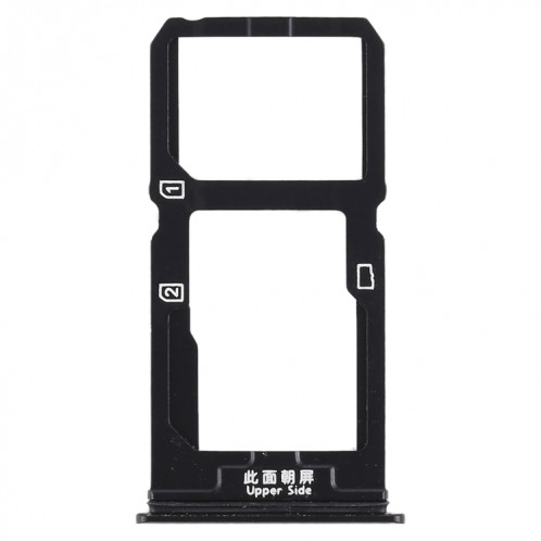 Pour Vivo X20 Plateau de carte SIM + Plateau de carte SIM / Plateau de carte Micro SD (Noir) SH468B1252-05