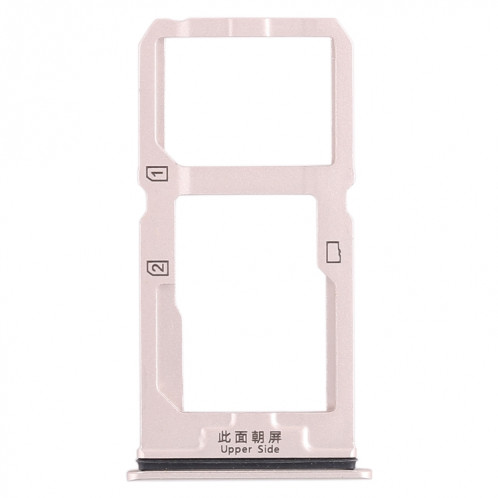 Pour Vivo X20 Plateau de carte SIM + Plateau de carte SIM / Plateau de carte Micro SD (Or) SH468J217-05