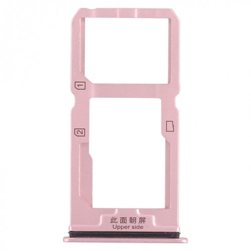 Pour Vivo X20 plateau de carte SIM + plateau de carte SIM/plateau de carte Micro SD (or rose) SH68RG1247-05