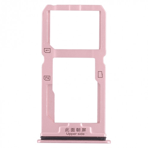 Pour Vivo X20 plateau de carte SIM + plateau de carte SIM/plateau de carte Micro SD (or rose) SH68RG1247-05