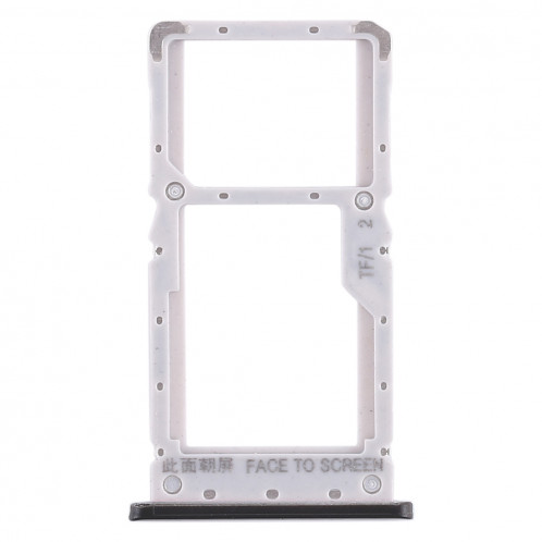 Plateau pour carte SIM + Plateau pour carte SIM / Plateau pour carte Micro SD pour Xiaomi Redmi Note 6 Pro (Noir) SH469B1436-05