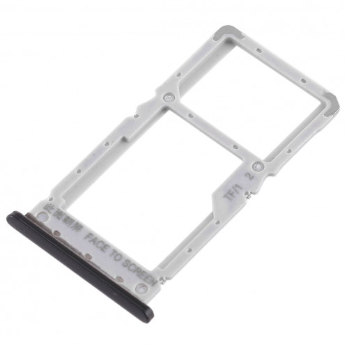 Plateau pour carte SIM + Plateau pour carte SIM / Plateau pour carte Micro SD pour Xiaomi Redmi Note 6 Pro (Noir) SH469B1436-05