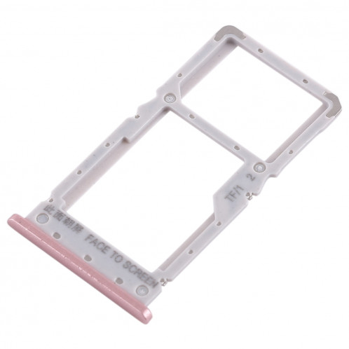 Plateau pour carte SIM + Plateau pour carte SIM / Plateau pour carte Micro SD pour Xiaomi Redmi Note 6 Pro (Or rose) SH69RG1701-05