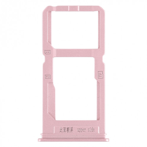 Pour Vivo X20 Plus plateau de carte SIM + plateau de carte SIM/plateau de carte Micro SD (or rose) SH70RG857-05