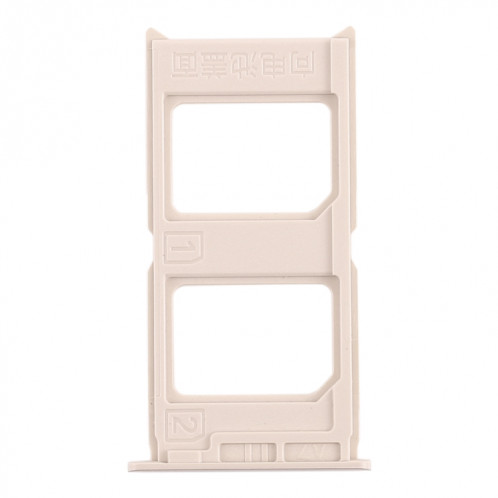 Pour Vivo V3 2 x plateau de carte SIM (or) SH471J1042-05