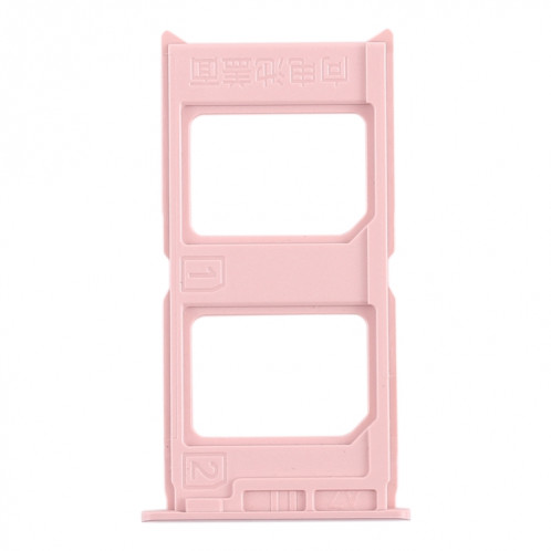 Pour Vivo V3 2 x plateau de carte SIM (or rose) SH71RG1758-05