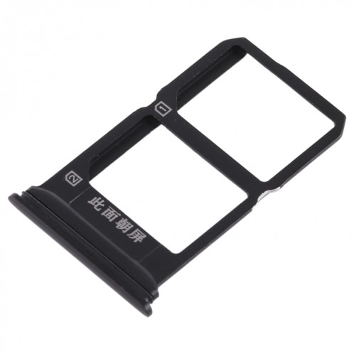 Pour Vivo X9s Plus 2 x plateau de carte SIM (noir) SH473B1618-05