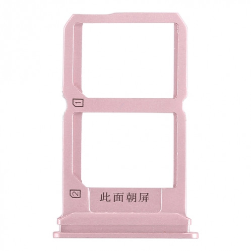 Pour Vivo X9s Plus 2 x plateau de carte SIM (or rose) SH73RG1315-05