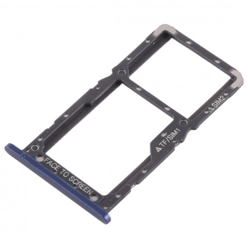Plateau pour carte SIM + Plateau pour carte SIM / Plateau pour carte Micro SD pour Xiaomi Pocophone F1 (Bleu) SH475L331-05