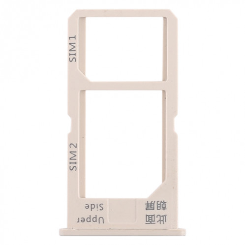 Pour Vivo Y55 2 x plateau de carte SIM (or) SH485J568-05