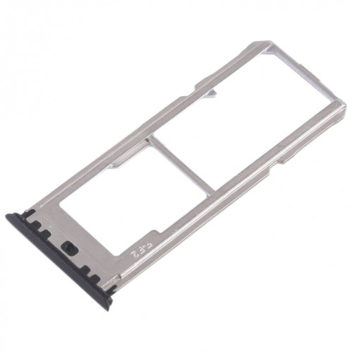Pour OPPO A73 / F5 2 x plateau de carte SIM + plateau de carte Micro SD (noir) SH487B953-05