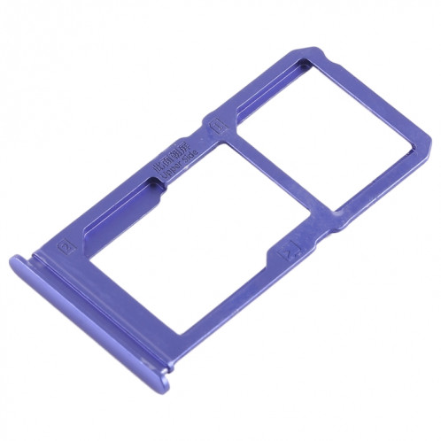 Pour Vivo X21i Plateau de carte SIM + Plateau de carte SIM / Plateau de carte Micro SD (Bleu) SH488L1525-05