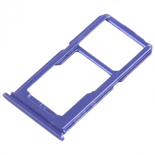 Pour Vivo X21i Plateau de carte SIM + Plateau de carte SIM / Plateau de carte Micro SD (Bleu) SH488L1525-05