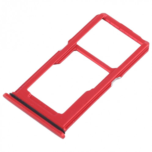 Pour Vivo X21i Plateau de carte SIM + Plateau de carte SIM / Plateau de carte Micro SD (Rouge) SH488R1874-05