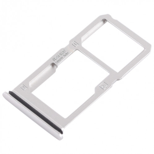 Pour Vivo X21i Plateau de carte SIM + Plateau de carte SIM / Plateau de carte Micro SD (Argent) SH488S1564-05