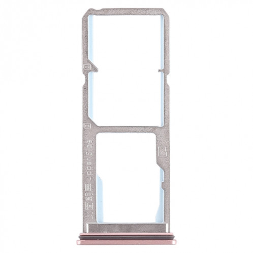 Pour Vivo Y69 2 x plateau de carte SIM + plateau de carte Micro SD (or rose) SH90RG1945-05
