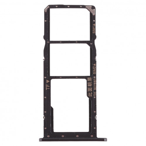 2 x Plateau pour carte SIM / Plateau pour carte Micro SD pour Huawei Enjoy 9 (Noir) SH495B486-05