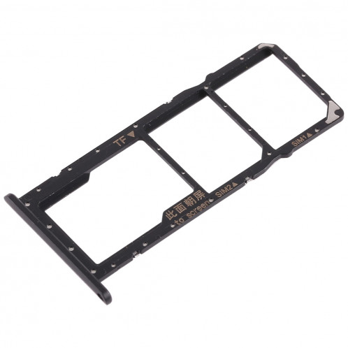 2 x Plateau pour carte SIM / Plateau pour carte Micro SD pour Huawei Enjoy 9 (Noir) SH495B486-05