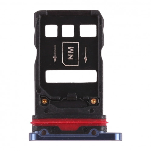 2 x Plateau pour carte SIM pour Huawei Mate 20 Pro (Bleu) SH496L1694-05