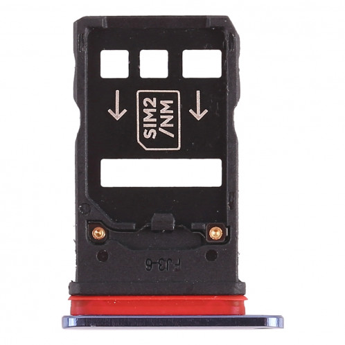 2 x Plateau pour carte SIM pour Huawei Mate 20 X (bleu) SH497L1553-05