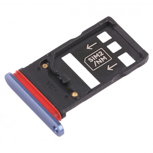 2 x Plateau pour carte SIM pour Huawei Mate 20 X (bleu) SH497L1553-05