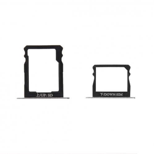 iPartsAcheter Huawei P8 Carte SIM Plateau et Micro SD Card Plateau (Noir) SI522B260-04