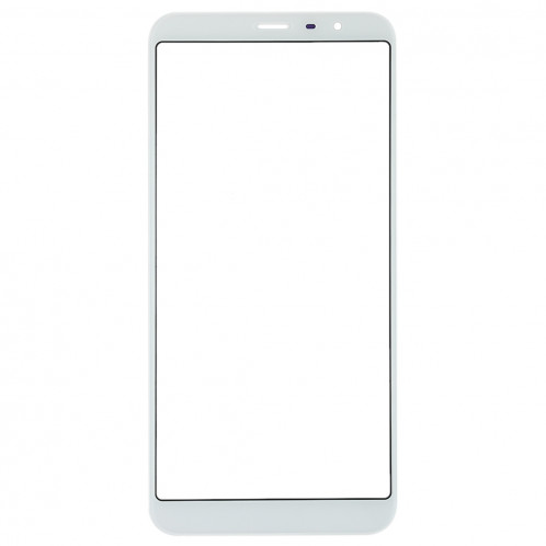 Écran avant avec lentille en verre pour Meizu M6T (blanc) SH682W934-05