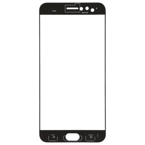 For OPPO R11 Plus Front Screen Outer Glass Lens (White) SH686W1883-05
