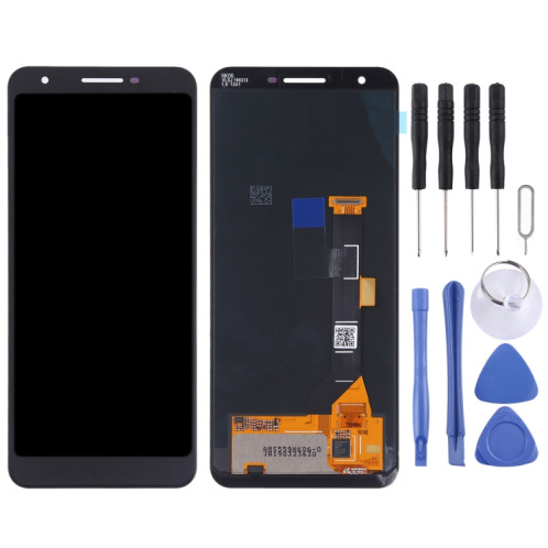 Écran LCD OEM pour Google Pixel 3a avec assemblage complet du numériseur (noir) SH748B1443-07