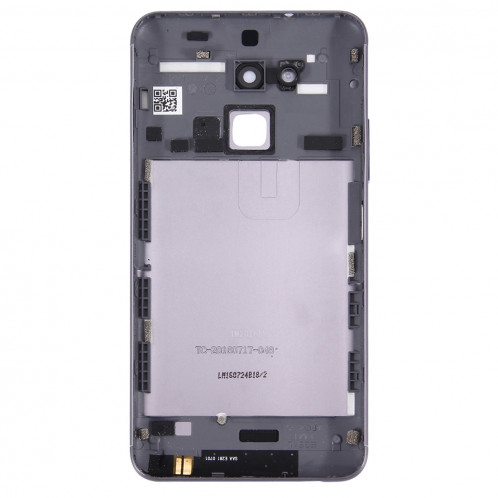 iPartsAcheter pour ASUS ZenFone 3 Max / ZC520TL couvercle de batterie en alliage d'aluminium (noir) SI72BL958-08