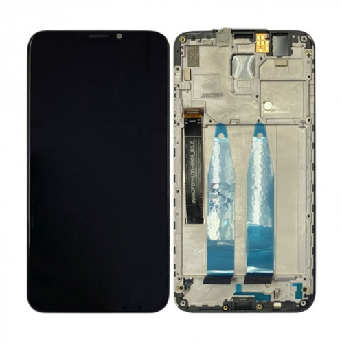 Écran LCD TFT pour Meizu X8 Digitizer Assemblage complet avec cadre (Noir) SH776B966-04
