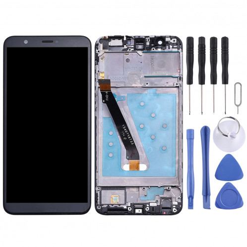 Ecran LCD et assemblée complète du numériseur avec cadre pour Huawei P smart (Enjoy 7S), FIG-LX1, FIG-LA1, FIG-LX2, FIG-LX3 (Noir) SH92BL1525-06