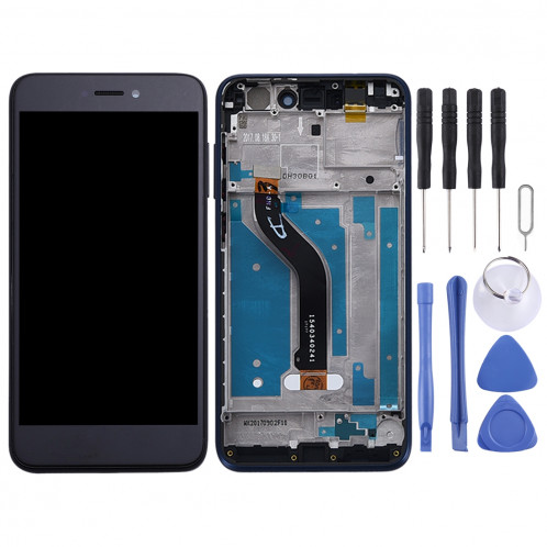 Ecran LCD et assemblée complète du numériseur avec cadre pour Huawei P8 Lite (2017) (Noir) SH93BL196-06