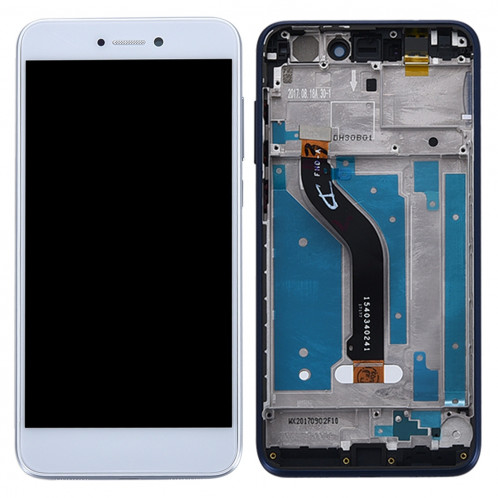 Ecran LCD et assemblée complète du numériseur avec cadre pour Huawei P8 Lite (2017) (Blanc) SH93WL884-06