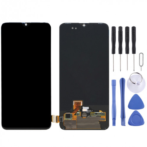 Pour OnePlus 6T avec écran LCD OEM à assemblage complet de numériseur (noir) SH795B402-06