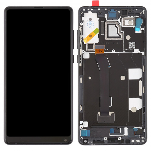 Ecran LCD et Digitaliseur Complet avec Cadre pour Xiaomi MI Mix 2S (Noir) SH802B813-06