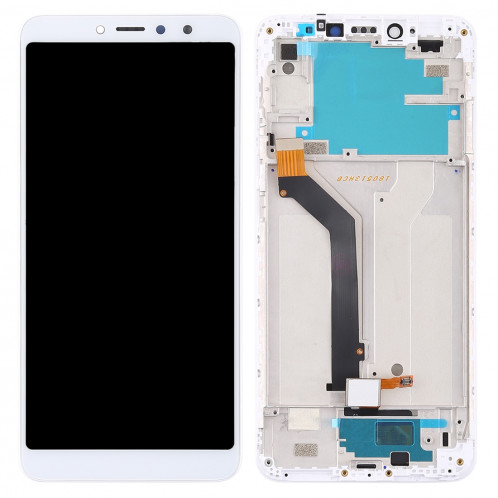 Ecran LCD et Digitaliseur Complet avec Cadre pour Xiaomi Redmi S2 (Blanc) SH811W1141-06