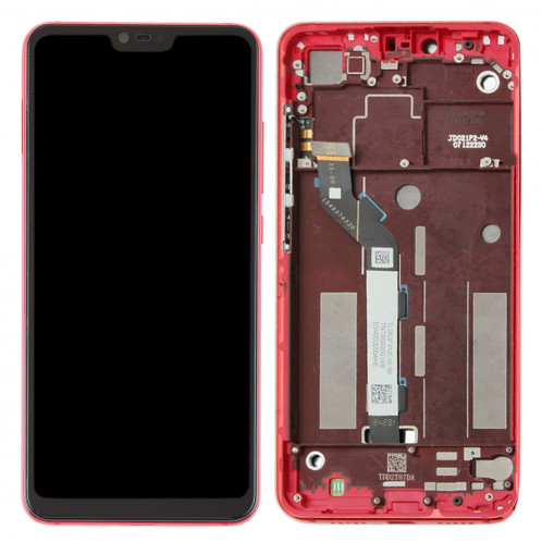Ecran LCD et ensemble de numérisation complet avec cadre pour Xiaomi Mi 8 Lite (rouge) SH812R619-06