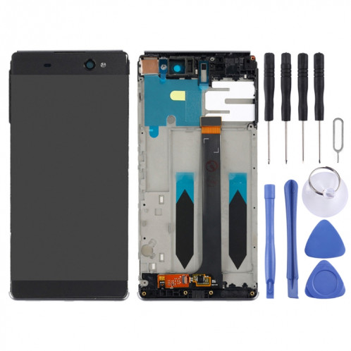 Écran LCD OEM pour Sony Xperia XA Ultra / C6 / F3211 / F3212 / F3215 / F3216 / F3213 Assemblage complet du numériseur avec cadre (Noir) SH870B1449-04