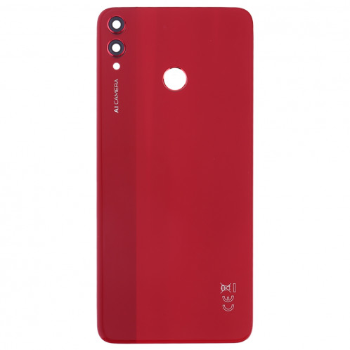 Cache batterie d'origine avec lentille de caméra pour Huawei Honor 8X (rouge) SH41RL111-06