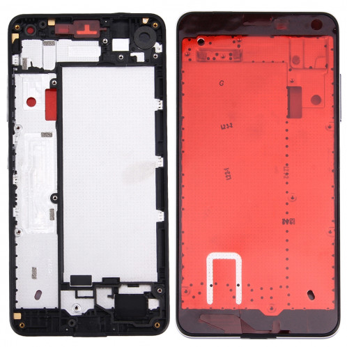 iPartsAcheter pour Microsoft Lumia 650 Boîtier Avant Cadre LCD Cadre (Noir) SI960B1318-07