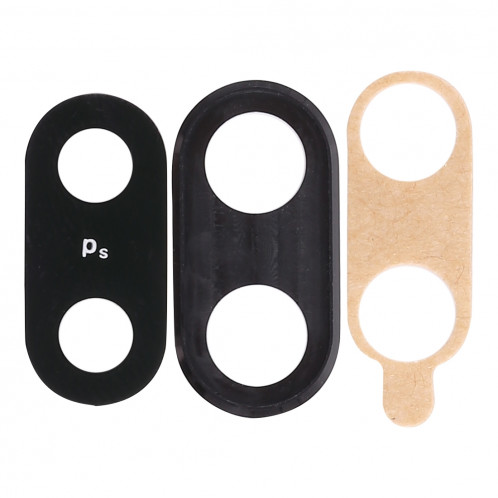Cadre de caméra 10 PCS avec cache-objectif et adhésif pour Huawei Nova 3 (Noir) SH963B859-03