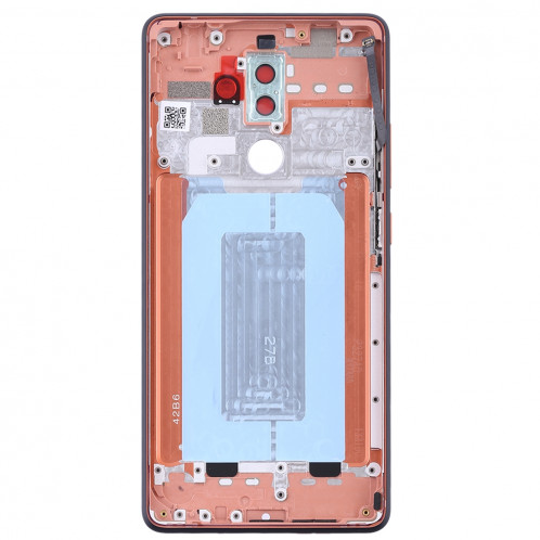 Couverture arrière avec lentille de la caméra arrière et touches latérales pour Nokia 7 Plus SH66BL1850-06